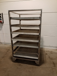 Mobile stainless steel cart